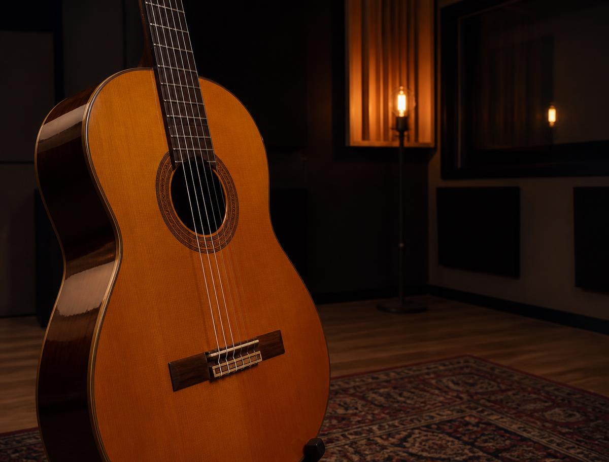 Instrumentos usados nas aulas de violão da Solis